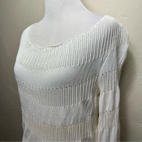 A/X Armani Exchange Open Knit CoverUp Sweater Medium NWT! - Picture 3 of 7